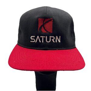 Saturn Cars Automobiles Logo Vintage Snapback Hat Cap Dad Retro 90's Made in USA